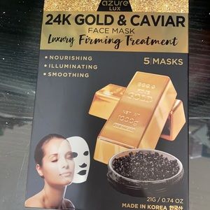 Azure Liz 24 K Gold & Caviar face Mask -5 masks